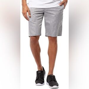 Travis Mathew Men's Turtle Bay Shorts 40 Heather Sleet 1MU346